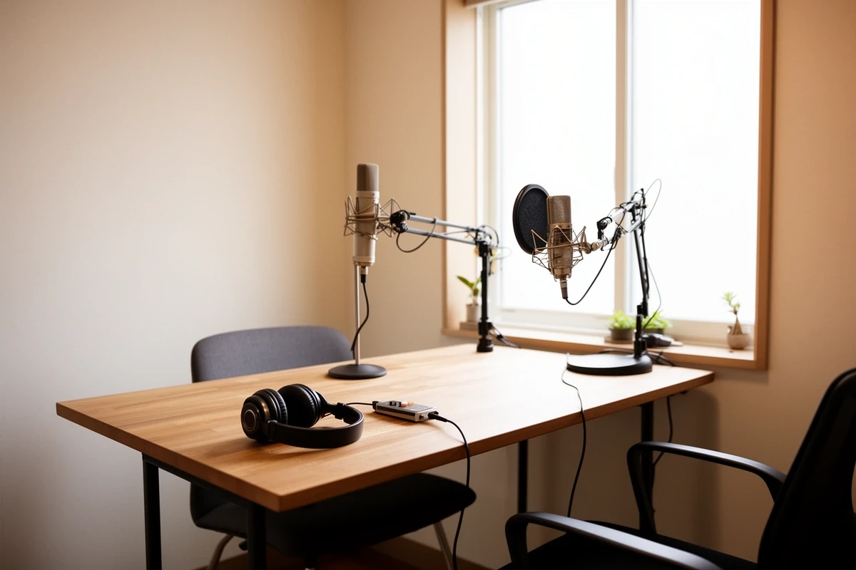 ポッドキャスト収録スタジオ